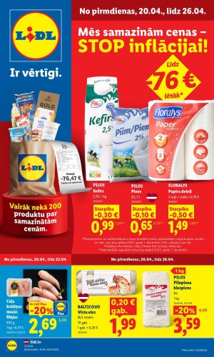 		LIDL - Aktuālais akciju buklets (20.04.2026 - 26.04.2026)